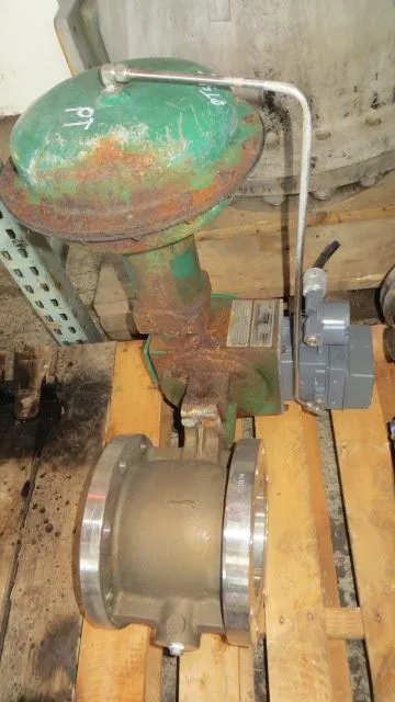Fisher 6" V150 V-Ball Control Valve