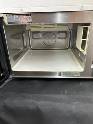 Sharp R-21LVF Microwave Oven 1000 Watts - Stainless Steel
