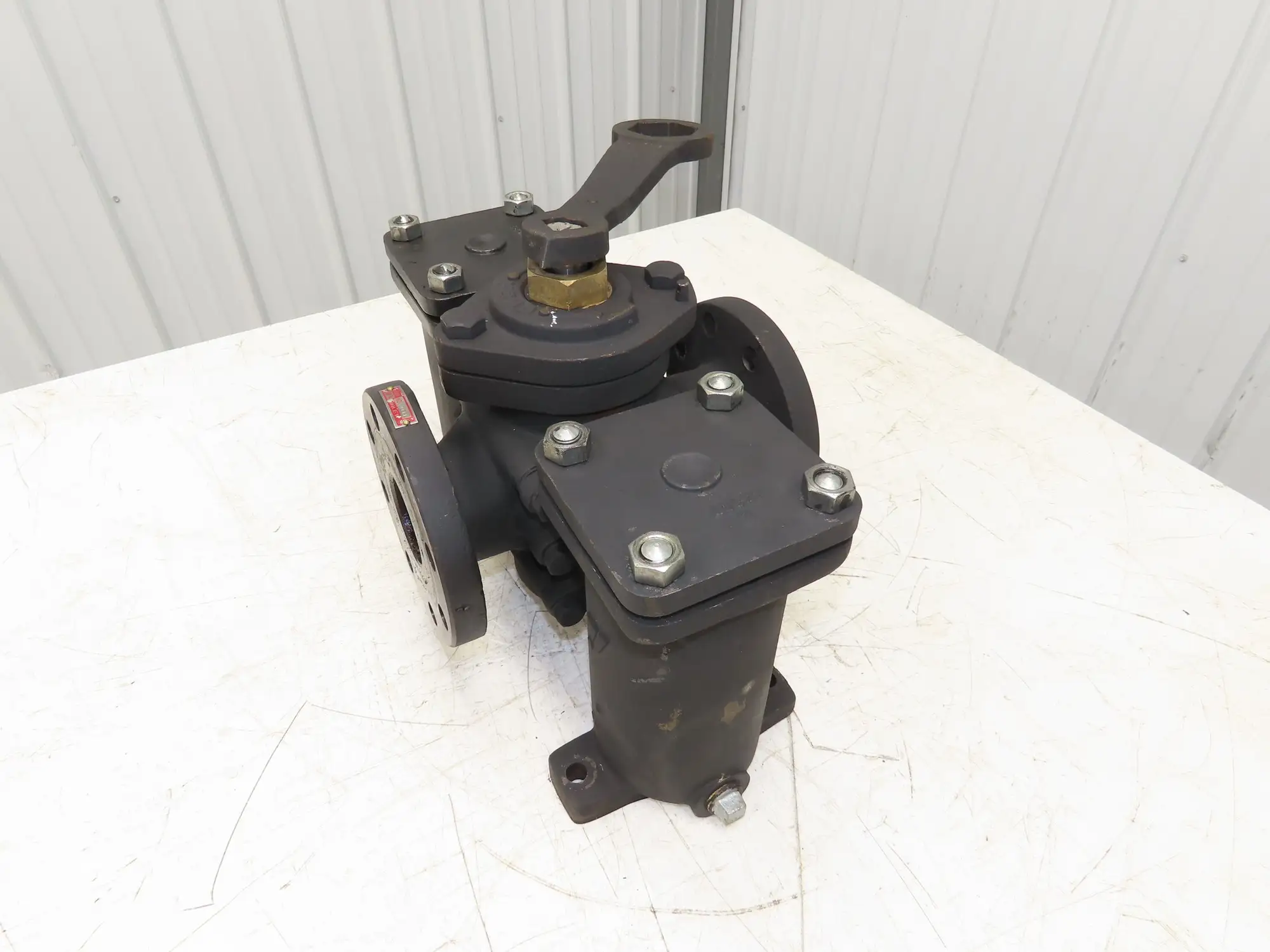 Yoshitake SW-10 Duplex Basket Strainer Hydraulic Filter 80A 3" Flanged