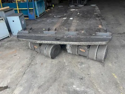 200,000 LBS x 144" x 78" HEAVY DUTY ROLLING TRANSFER CART: YOBRO #23996