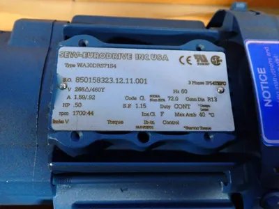 Sew .50 Hp Gear Drive