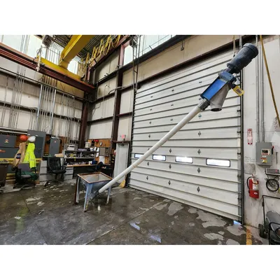Used 4" Dia x 12' Long Flexicon Flex Screw Auger Conveyor