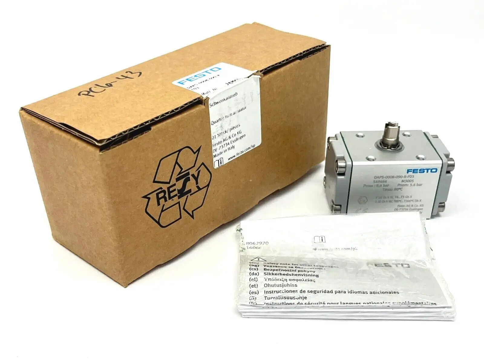 DAPS-0008-090-R-F03 | Festo  Quarter Turn Actuator 549666 - New Other