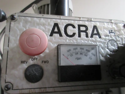 Acra CNC Vertical Mill, Anilam 3300MK Control, 3 HP