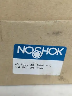 New | in-Stock NOSHOK 40.300.-30 INHG-0 Vacuum Gauges / Controllers Ohio US | Surplus Asset Holdings #1365687