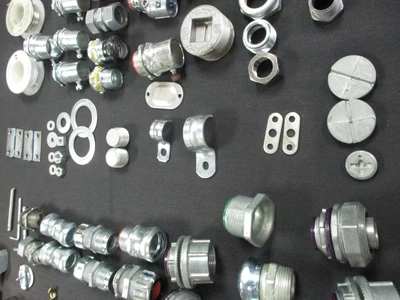 New Misc. Connectors, washers, Clamps, Couplings and Conduits (QTY 87)
