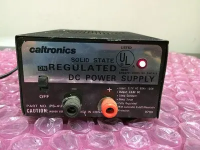 CALTRONICS MODEL #DVP-312 TYPE NO. PS-4UL DC POWER SUPPLY