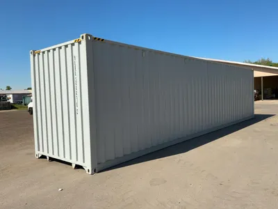 2026 40’L x 8’W x 9’ 6”T High Cube Shipping/Ground Container, swing doors on one end and four sets o...