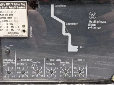 Westinghouse RH52CLSI Digitrip RMS/R500 Trip Unit 600A Plug PR6A06A060 Used