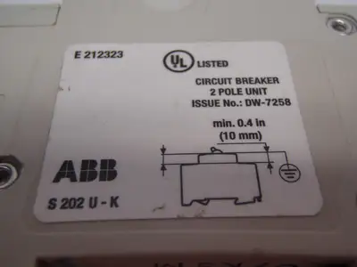 Used ABB UL 489 Listed Circuit Breaker Circuit Breakers Michigan US | Maverick Industrial Sales #1394520