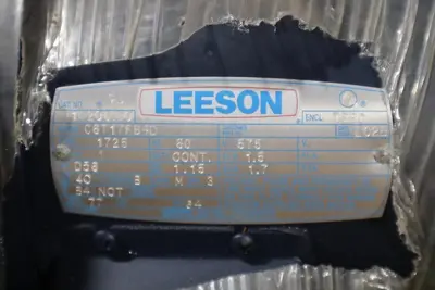 LEESON 110206.00 C6T17FB4D 575V 1.5A 1725 RPM 5/8 IN - STOCK SGF64