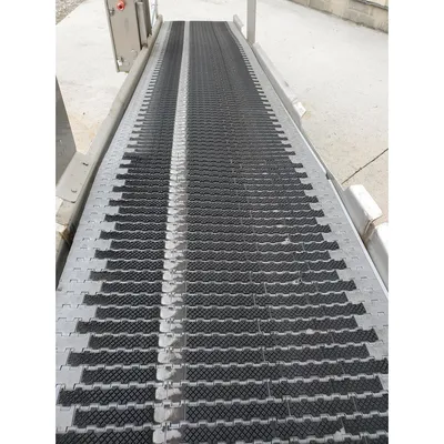 24" W x 11'-8" Long Millard MFG Food Processing Plastic Link Belt Conveyor