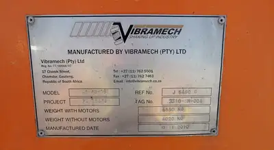 Used 2010 VIBRAMECH H1-48-18 Mining Equipment British Columbia CA | Lenmark #274512