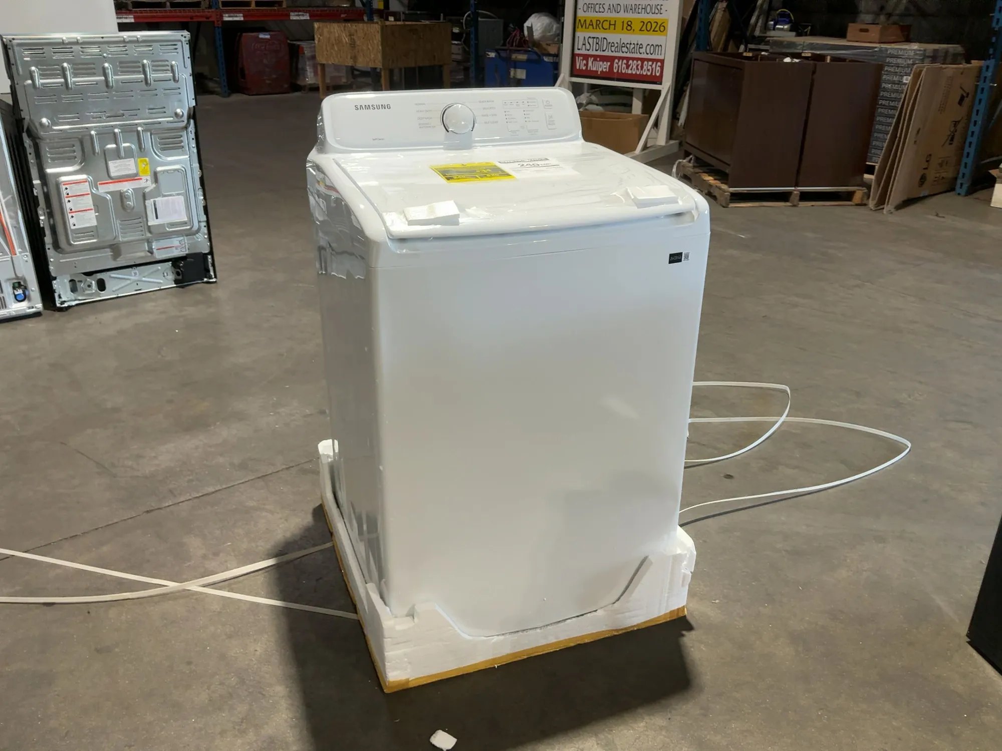 Used SAMSUNG WA41A3000AW Washers Michigan US | Miedema Asset Management Group #1321999