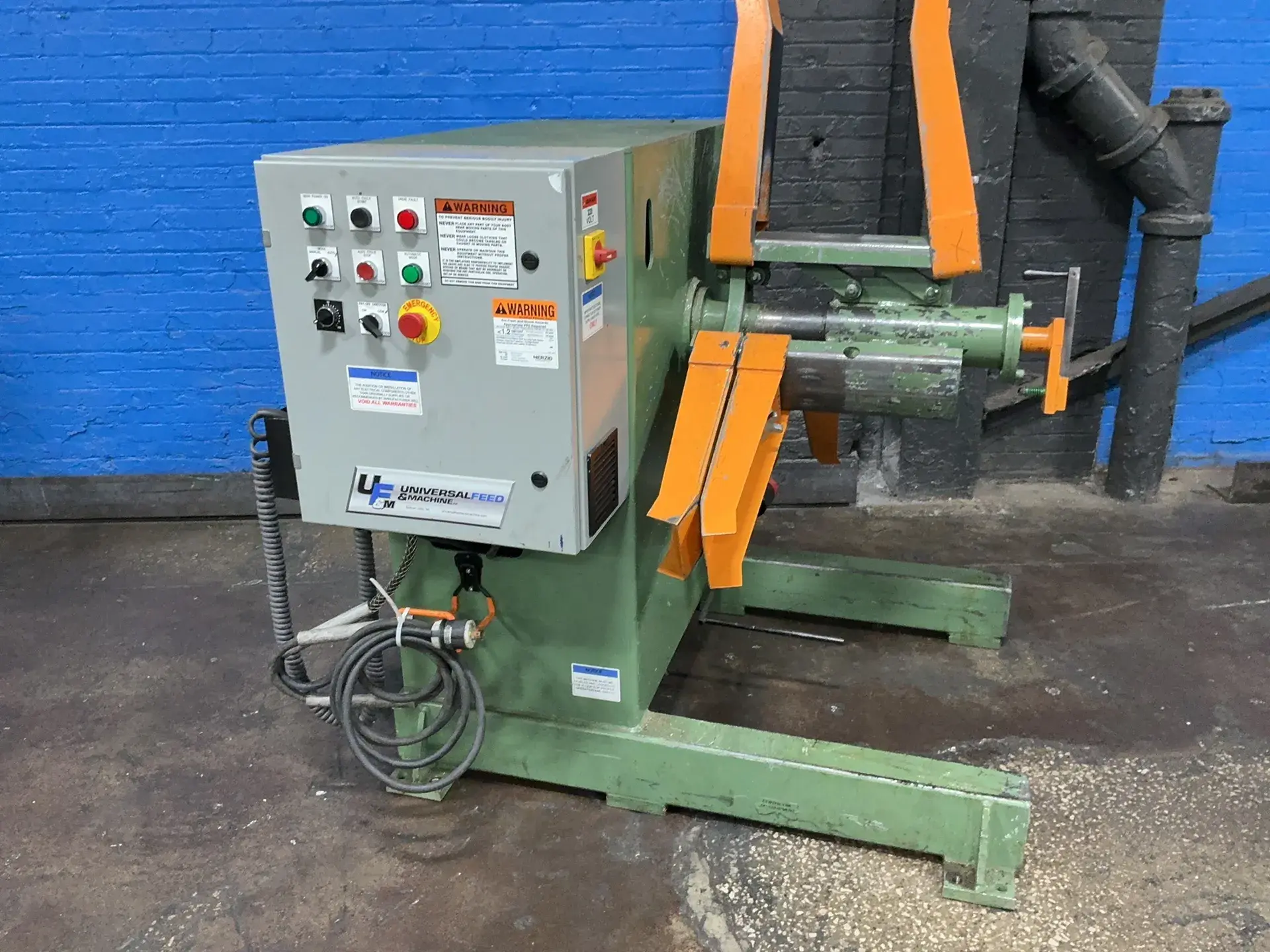 Used 2022 UNIVERSAL FEED & MACHINE PR46M12 Uncoilers Ohio US | HGR 24 #1539768