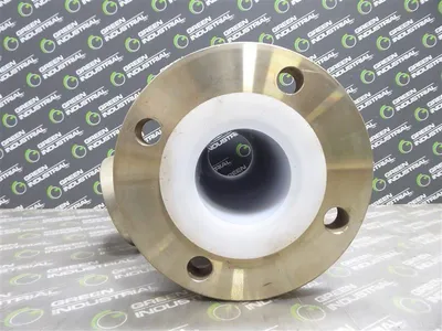 Unbranded Flanged Tee Pipe 7-1/2" Flange 2-3/4" Bore 10-3/4" Wide Surplus