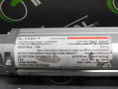 Keyence Transmitter and Receiver Pair SL-V28H Ver.3 9.8ms response time Used