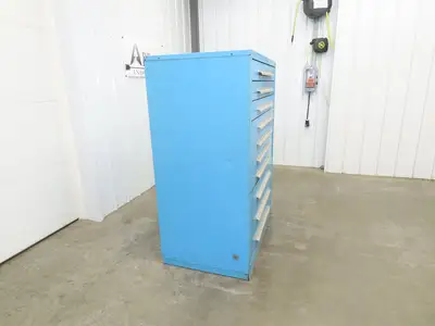 Nu-Era Modular Tool Storage Cabinet 10 Drawer 45x28x61" Stanley Vidmar Lista