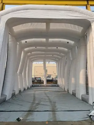 Portable Mobile Paint Booth - 55' x 23'-6" x 22'