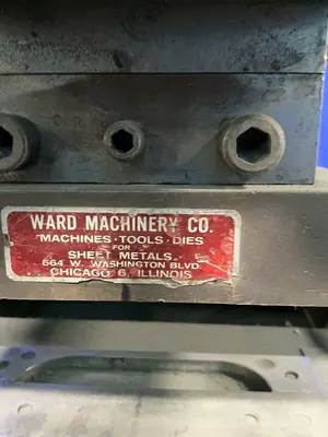 Whitney-jensen 12” X 20” Punch Press