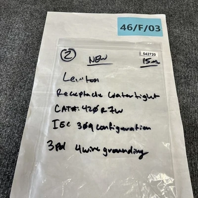 New | in-Stock Leviton 420R7W Misc Electrical & Power Parts California US | Davliegogo LLC #1710471
