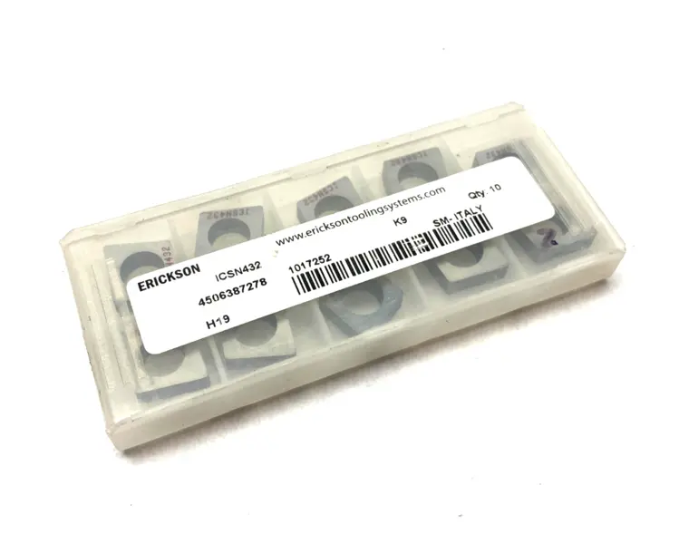 New | in-Stock ERICKSON INDEXABLE TURNING SHIM INSERT ICSN432 Indexable Insert | Maverick Industrial Sales #1105830