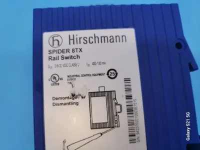 USED HIRSCHMANN 8TX RAIL SWITCH