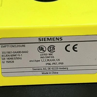 USED Siemens 3SU1801-0AA00-0AA2