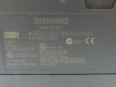 Siemens Block I/O Input PLC Input Output Module Assembly & Rail