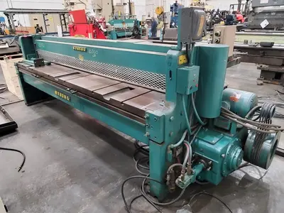 Used 1964 WYSONG 1210 Power Squaring Shears (Gauge) Pennsylvania US | Hildebrand Machinery Co. #1481721