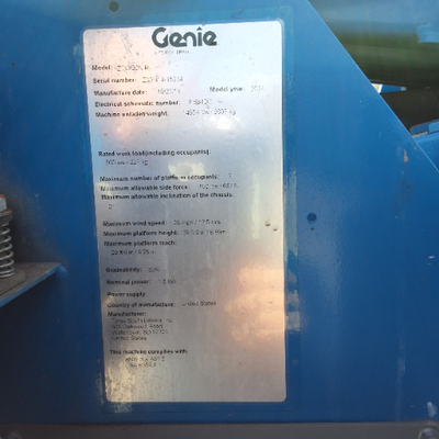 USED 2014 Genie Z-30/20N