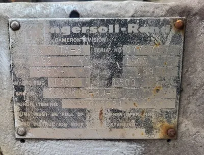 USED INGERSOLL RAND 2.5 CNTA-8