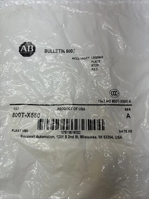 NEW ALLEN BRADLEY 800T-X550