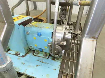 Full Jacket Steam Kettle 15 Gallon Lightnin Mixing Tank Additive Pump Flow Meter