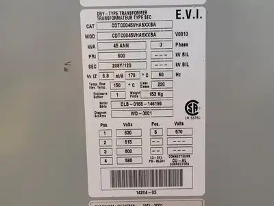 USED E.V.I CDTC0045VHA6XXBA