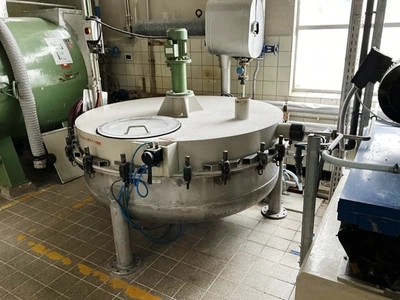 Krettek ProCent P 63 B Pilot horizontal peeler centrifuge, 316L SS.