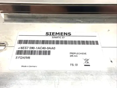 6ES7 590-1AC40-0AA0 | Siemens  Mounting Rail 245mm - Used