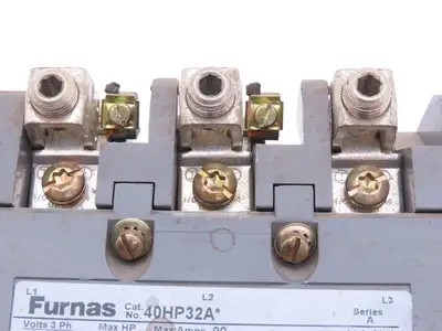 Furnas 40HP32A AC Contactor Motor Starter 50Hp 600VAC 3Ph 120V Coil