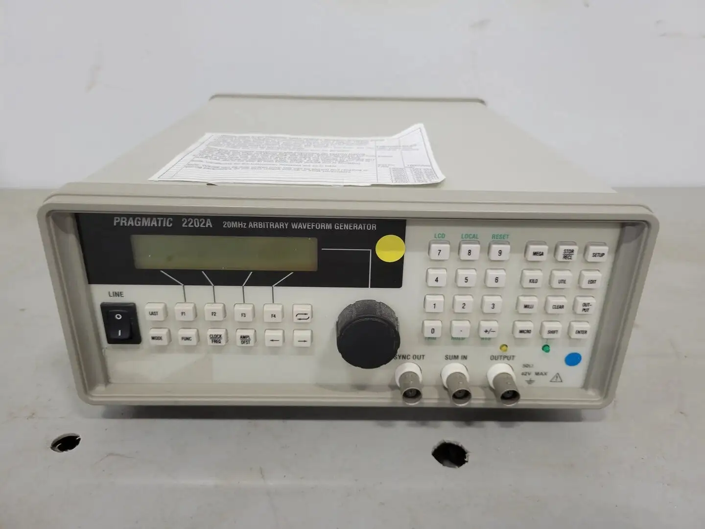 USED PRAGMATIC 2202A