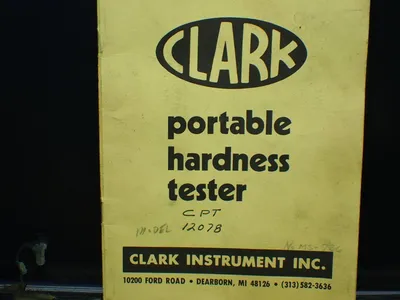 Used CLARK CPT12078 Hardness Testers Ohio US | HGR 24 #942601
