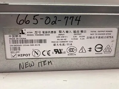 Used DELL 100240V5060HZ AC/DC Power Supplies Ohio US | Surplus Asset Holdings #1365655