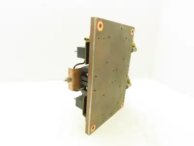 Water Cooling Block Solid Copper Base CPUs Resistors 1/4"NPT Fittings 2 Circuits