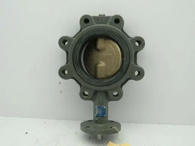 Milwaukee CL223ED Lug Style 4" Butterfly Valve 8-Bolt Cast Iron AL-Bronze EPDM
