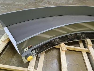 Used 2019 TRANSNORM BELTED CURVE CONVEYOR Belt Conveyors Wisconsin US | Packer City Sales #1297937