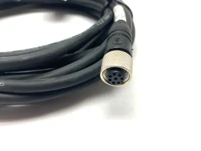 USED LUMBERG AUTOMATION DBL-ENDED CONNECTION CORDSET 5M 8-PIN 60002001