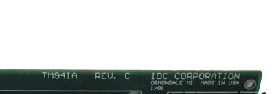 NEW IDC CORP. TM94IA CONTROL BOARD REV. C