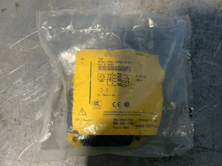 Used TURCK NI75UCP80VN4X2H1141 Proximity Sensors Ohio US | HGR 24 #1345372
