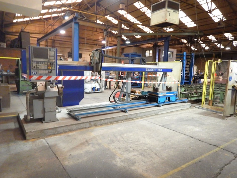 USED ZINSER TUBE PLASMA Ø 700 X 5000 MM