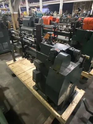 5/64" Lewis Model "0" Wire Straighten and Cutoff Machine