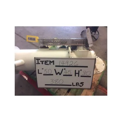 Used 10" Semco Rotary Valve w/ Dual Shaft Agitated Hopper
